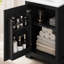 Meuble-lavabo Mavessa de 20 po avec lavabo en céramique, meuble-lavabo moderne sur pied avec porte à fermeture amortie, tablette de rangement intégrée, tablette réglable et robinetterie monotrou.-326287368