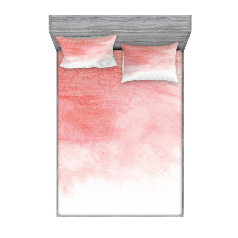 Microfiber Ombre Sheet Set, Full Sheet Set + Fitted Sheet + 2 Pillowcases
