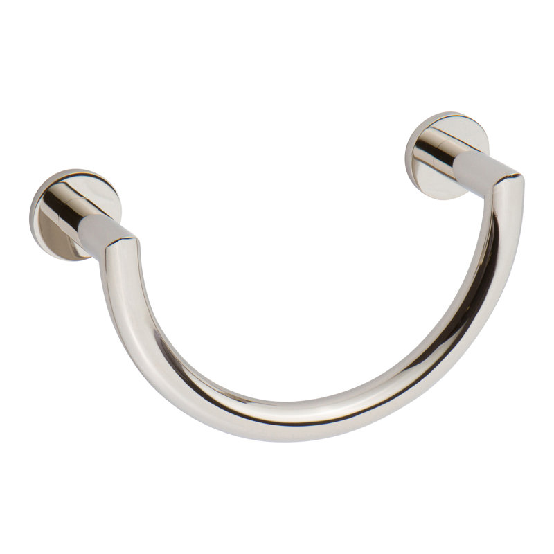 Kubic Towel Ring, Polished Nickel