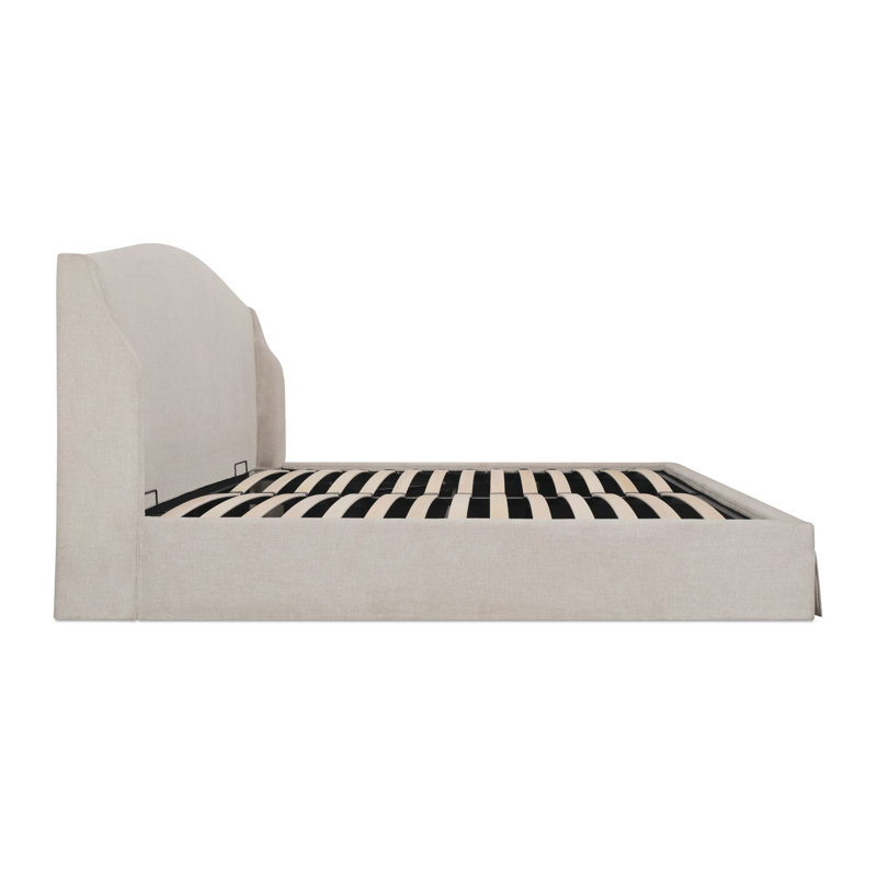 Weston King Storage Bed Cream, Cream, Queen