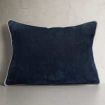 Outdoor Pillows with Insert Navy 18x18 Patio Accent Throw Pillows