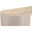 Console Calabria en marbre beige et bois de chêne crème-123628532