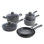 ZWILLING Parma Plus Ceramic 10-Pc Aluminum Ceramic Nonstick Cookware Set
