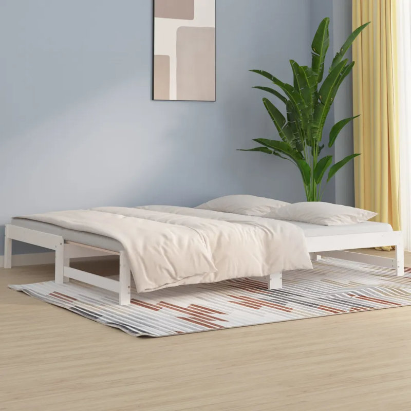 Platform Bed, 80 x 200cm, White