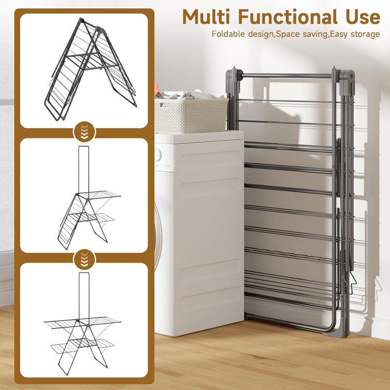 Metal X-Frame Drying Rack