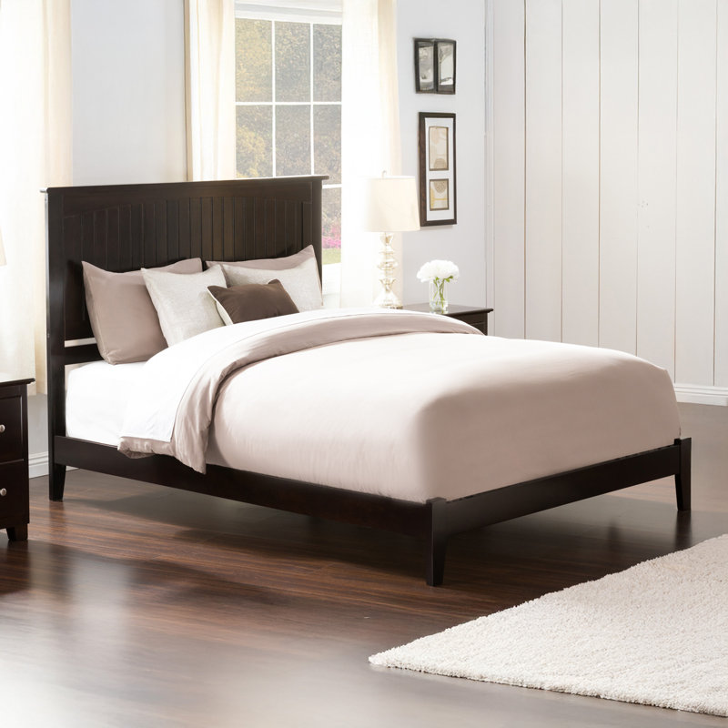 Kindig Low Profile Foundation Bed, King, Espresso