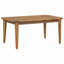 Table basse d'extérieur en bois d'acacia