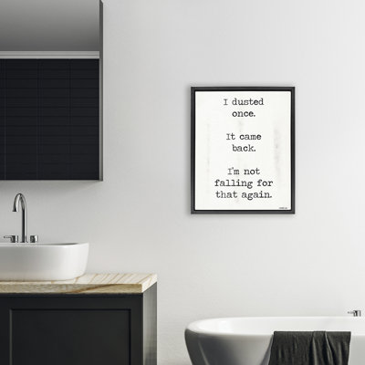 Dusted Once It Came Back Floating Frame, design by Imperfect Dust