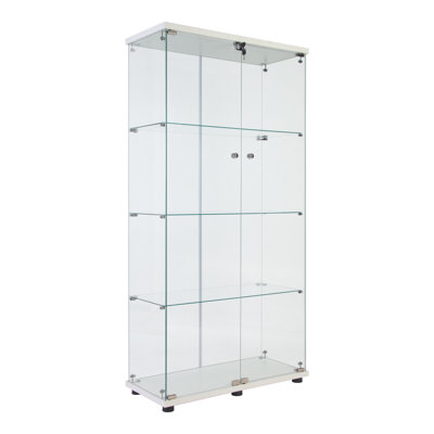 Vitrine à deux portes avec 4 tablettes
