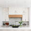 Luminaire suspendu de style campagnard suspendu en métal 12 po, hauteur réglable, blanc + finition nickel brossé