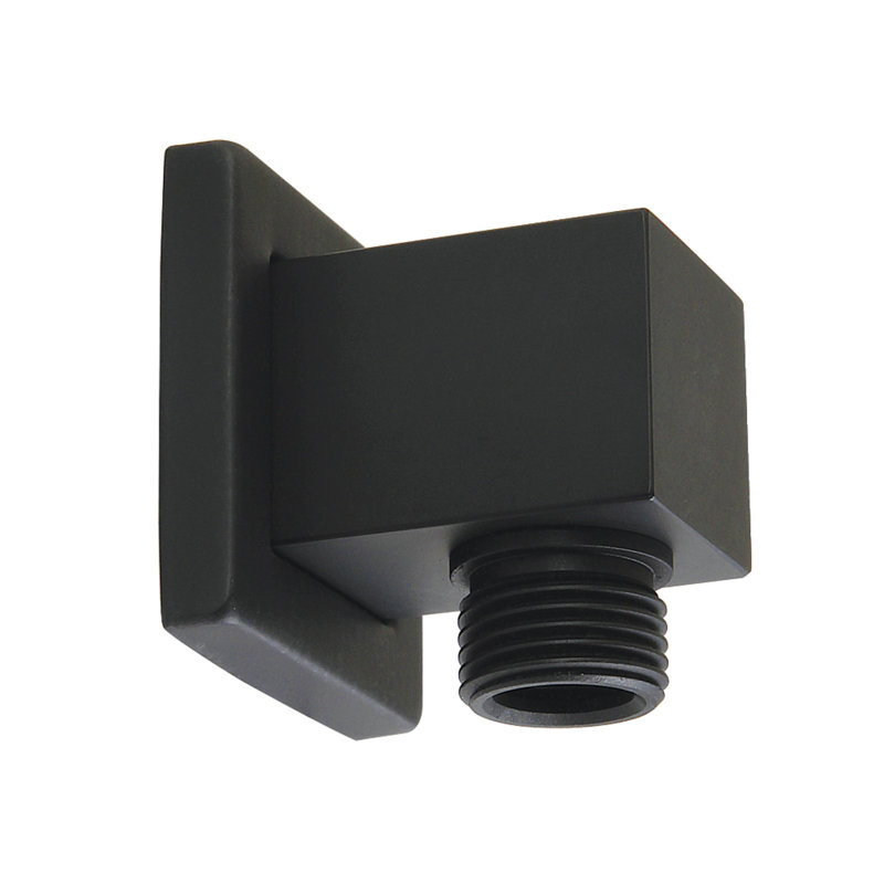 Kingston Brass Claremont Wall Mount Supply Elbow, Matte Black