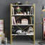 147.32cm H x 88.9cm W Metal Etagere Bookcase-481075705
