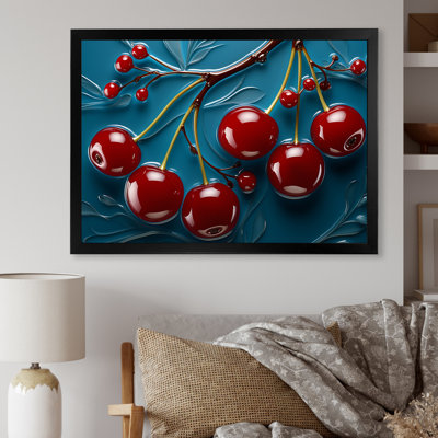 Red Cherry Tree Explosion 1 - Cherry Wall Art