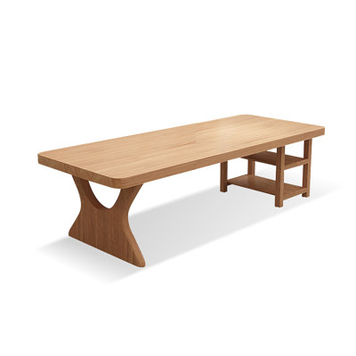 Burlywood Rectangular Solid Wood desk
