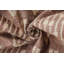 Coussin décoratif luxueux en velours de soie Ikat 16 x 24 - taupe et rosé fait à la main