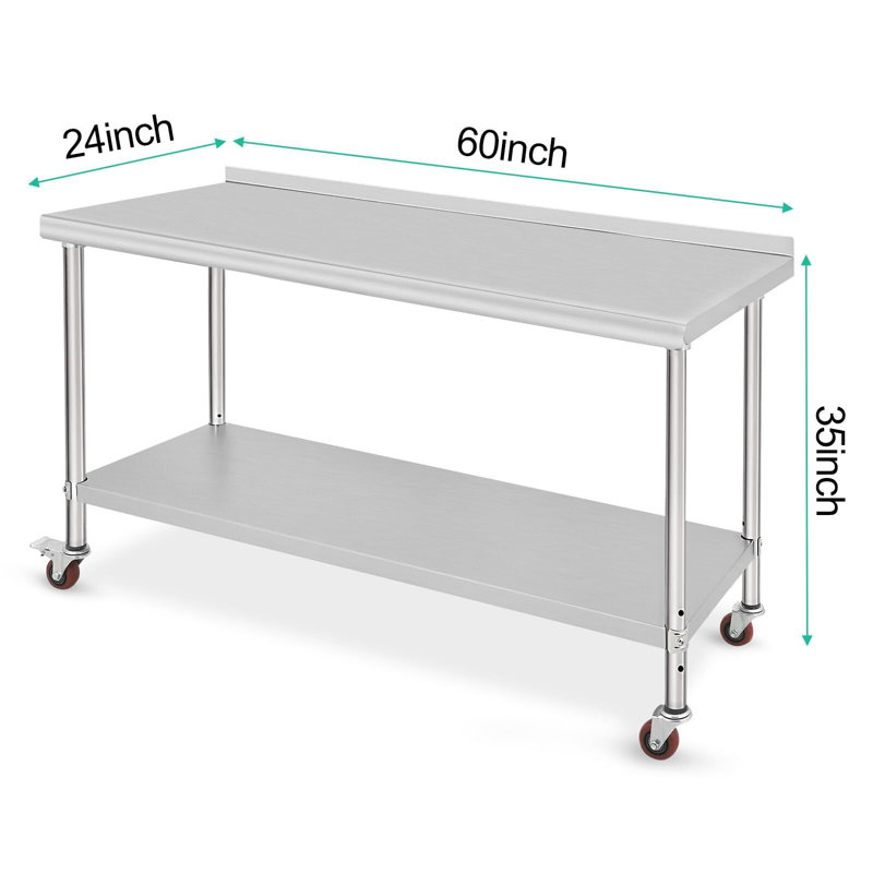 Établi avec roulettes Digna, H 35 po x l 60 po x P 24 po