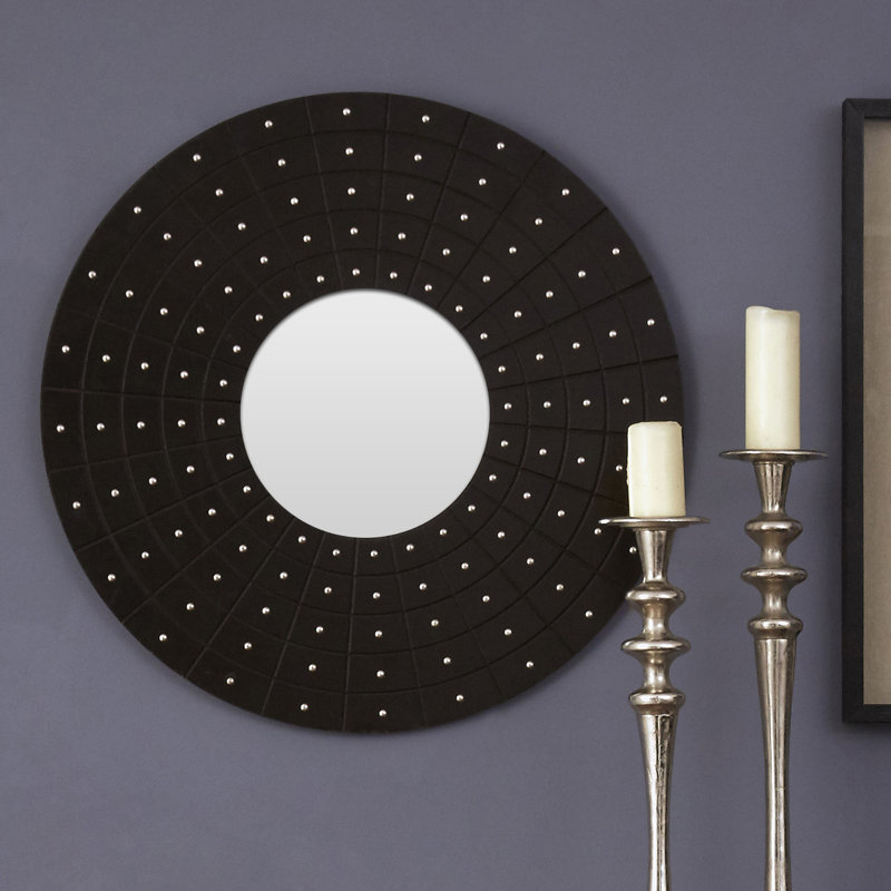 Eric Flat Leather Wall Mirror