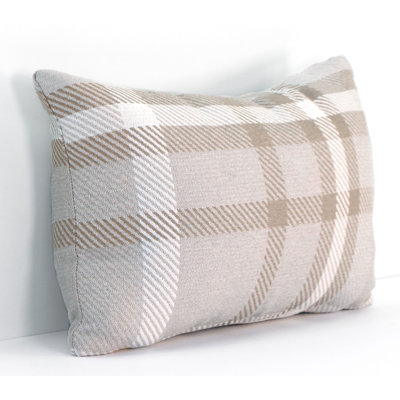 Pacifica Lumbar Plaid Outdoor Throw Pillow