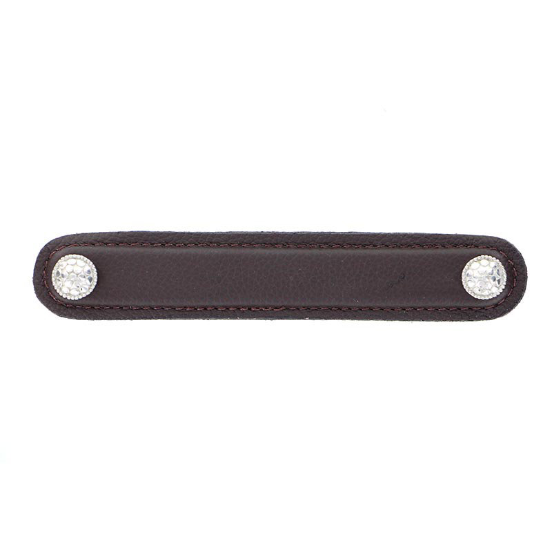 Tiziano Appliance Pull, Polished Silver, 5"