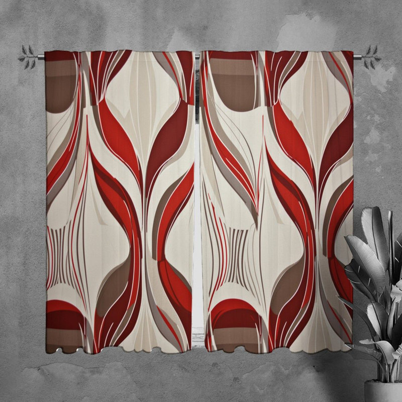 Shaletta Room Darkening Curtain Pair, 40" W x 82" L