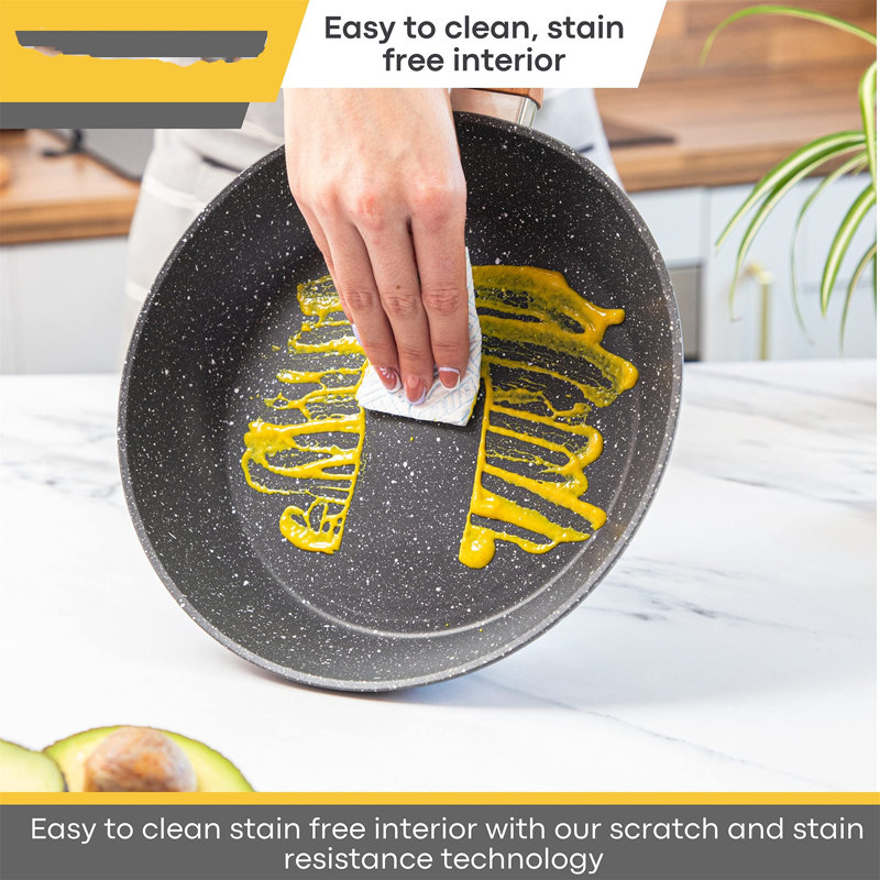 Raedawn 15 - Piece Aluminum Cookware Set