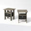 Ensemble de 2 tables de chevet Jula-41261729-41261731