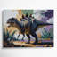 «Dinosaur Ankylosaurus», art mural sur toile mauve-120511333