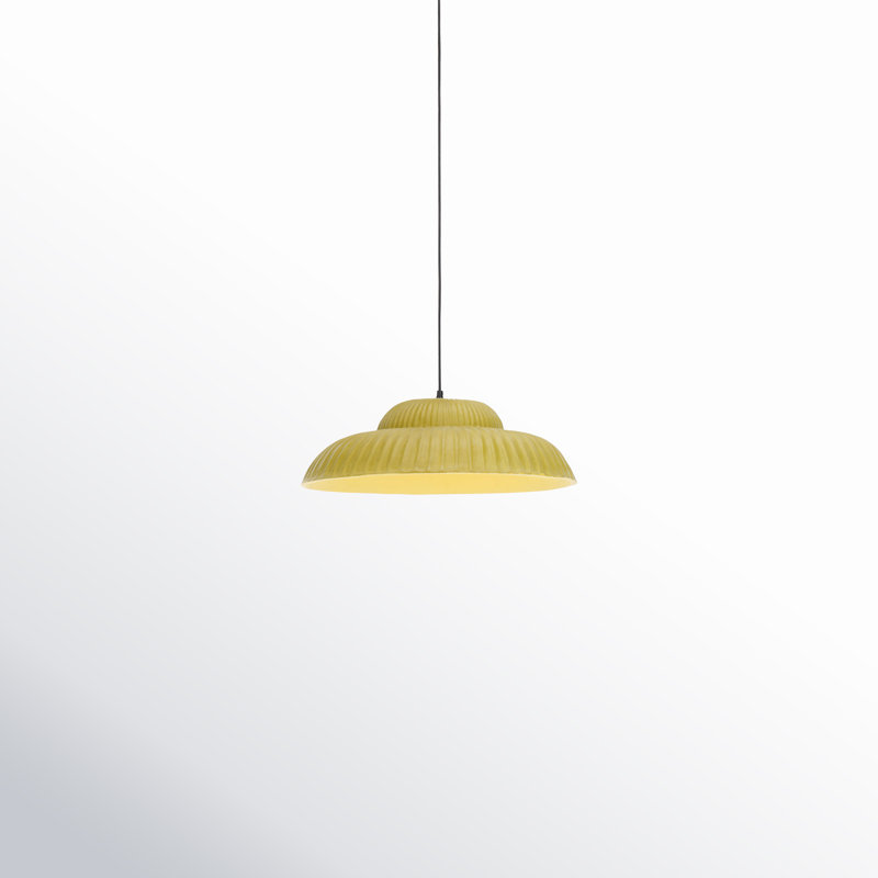 Patricia 1 - Light Sage Dome Pendant