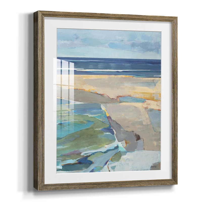 " Stacked Houses II ", Walnut Framed Paper, Yes, White