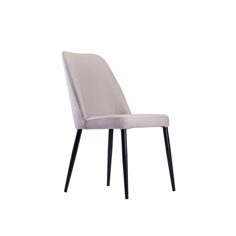 Chaise d'appoint Keimon, Gris clair