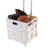 Simplify Large Tote & Go Collapsible Utility Cart in White