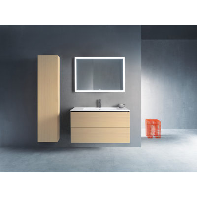 Base de meuble-lavabo simple murale Duravit seulement - Méditerranée (lavabo non inclus)