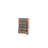 Natural Finish Striking Wooden 1pc Chest Of Drawers Storage Bedroom Furniture Rustic Gray Oak / Brown Finish