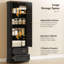 Armoire de rangement 71 po, noir-2057967048