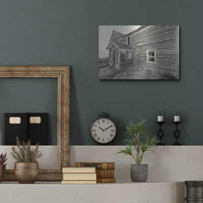 Lost Farmstead On The Prairie 039' by Gordon Semmens Metal Wall Art