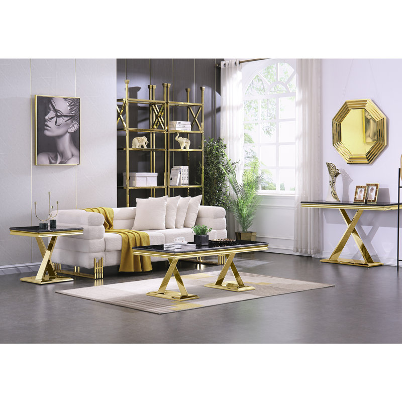 Console Kaysah, Noir, Or