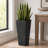 Valencia 24" Square Tapered Indoor/Outdoor Planter with Water Reservoir Tray-105503932
