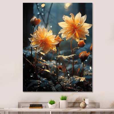 «Wildflowers Sunkissed Petals» sur impression sur toile