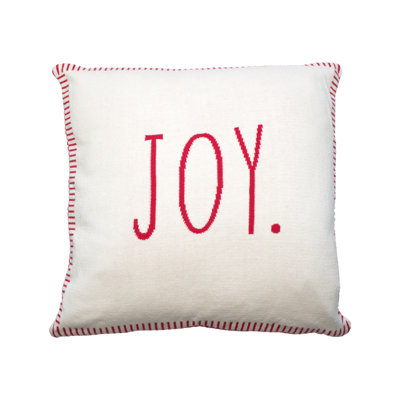 Abstract Cotton Throw Pillow