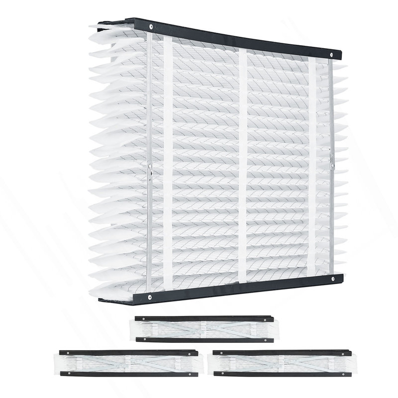 Filtres à air MERV 13, ensemble de 4 filtres de climatisation CVC plissés pour fournaise 20 x 25 x 4