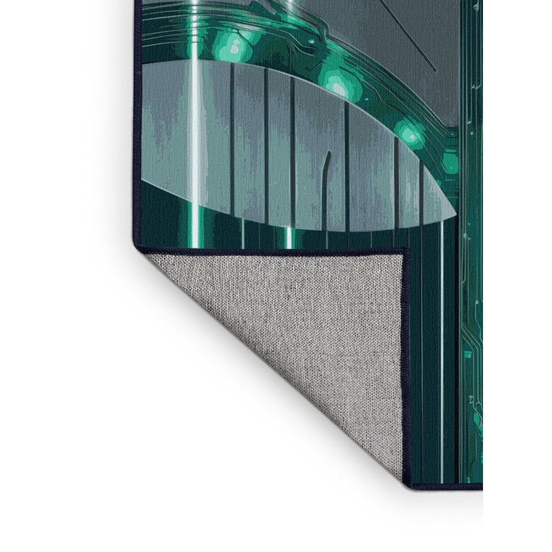 Warp Matrix Rug, Square 7'