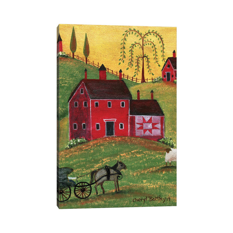 Maison de campagne, H 26 po x l 18 po x 1,5 po