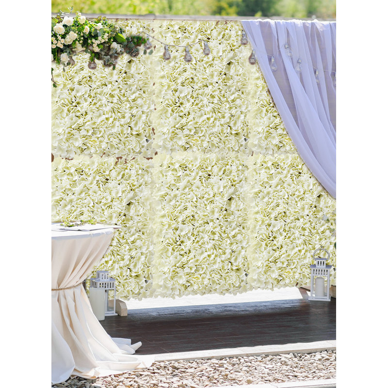 Silk Hydrangea Wall Panel Arrangement