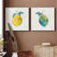 Happy Lemon - ensemble de 2 peintures sur toile tendue-574785121