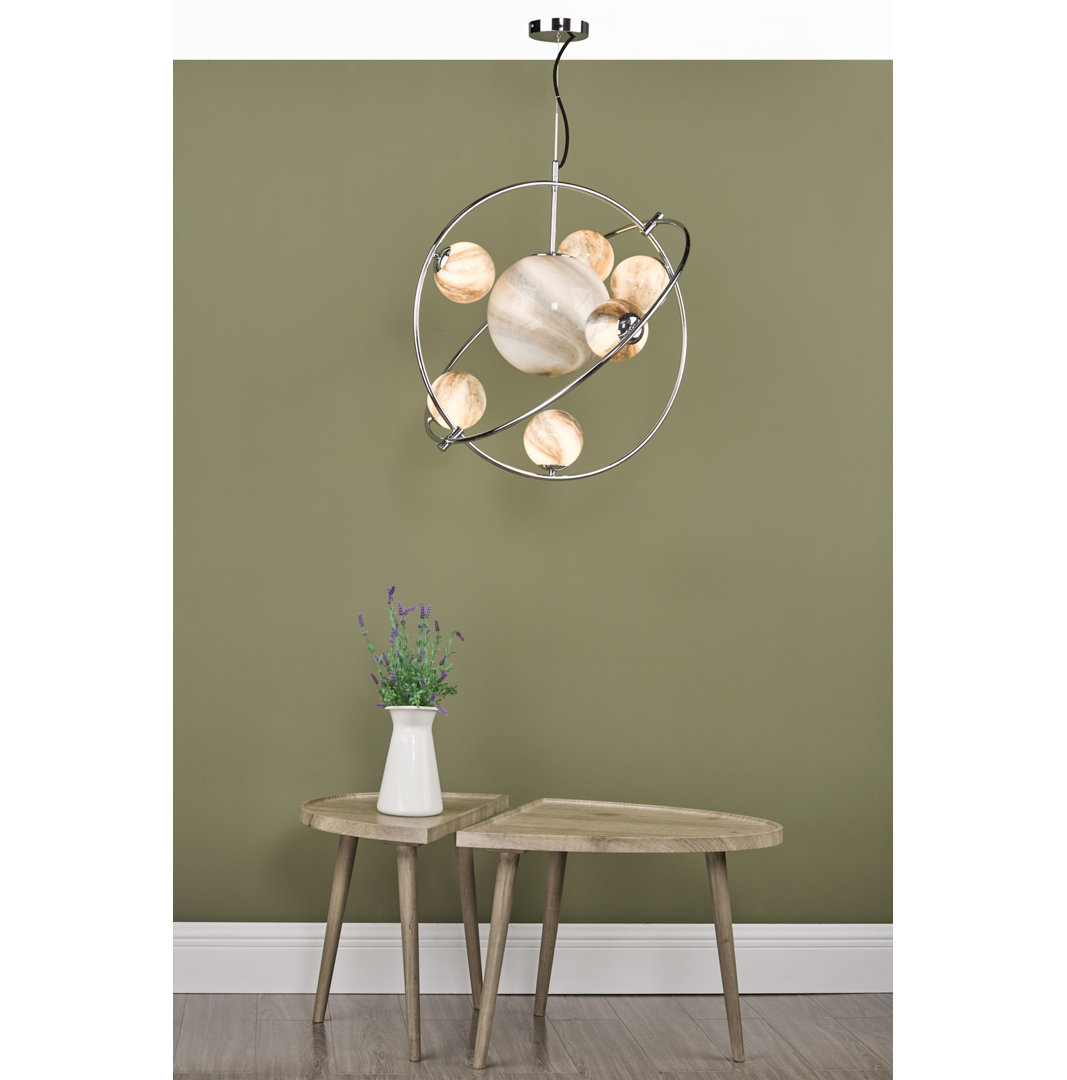 Coreson 7 - Light Polished Chrome Novelty Pendant