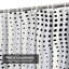 Rideau de douche abstrait géométrique abstrait noir et blanc avec 12 crochets-2024760716