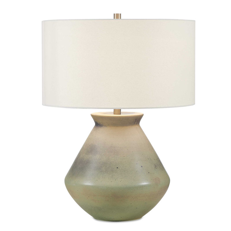 Lampe de table Natrone vert sauge