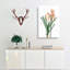 Amaryllis Flowers in Pink - Wrapped Canvas-55368541