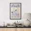 «Blue Food Wine Kitchen», impression sur toile encadrée pour chambre principale-106766953-106766954