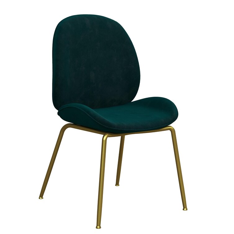CosmoLiving by Cosmopolitan Astor Chair Side Velvet Reviews Upholstered Wayfair | 